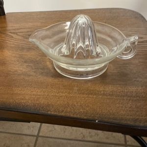 Vintage Clear Glass juicer